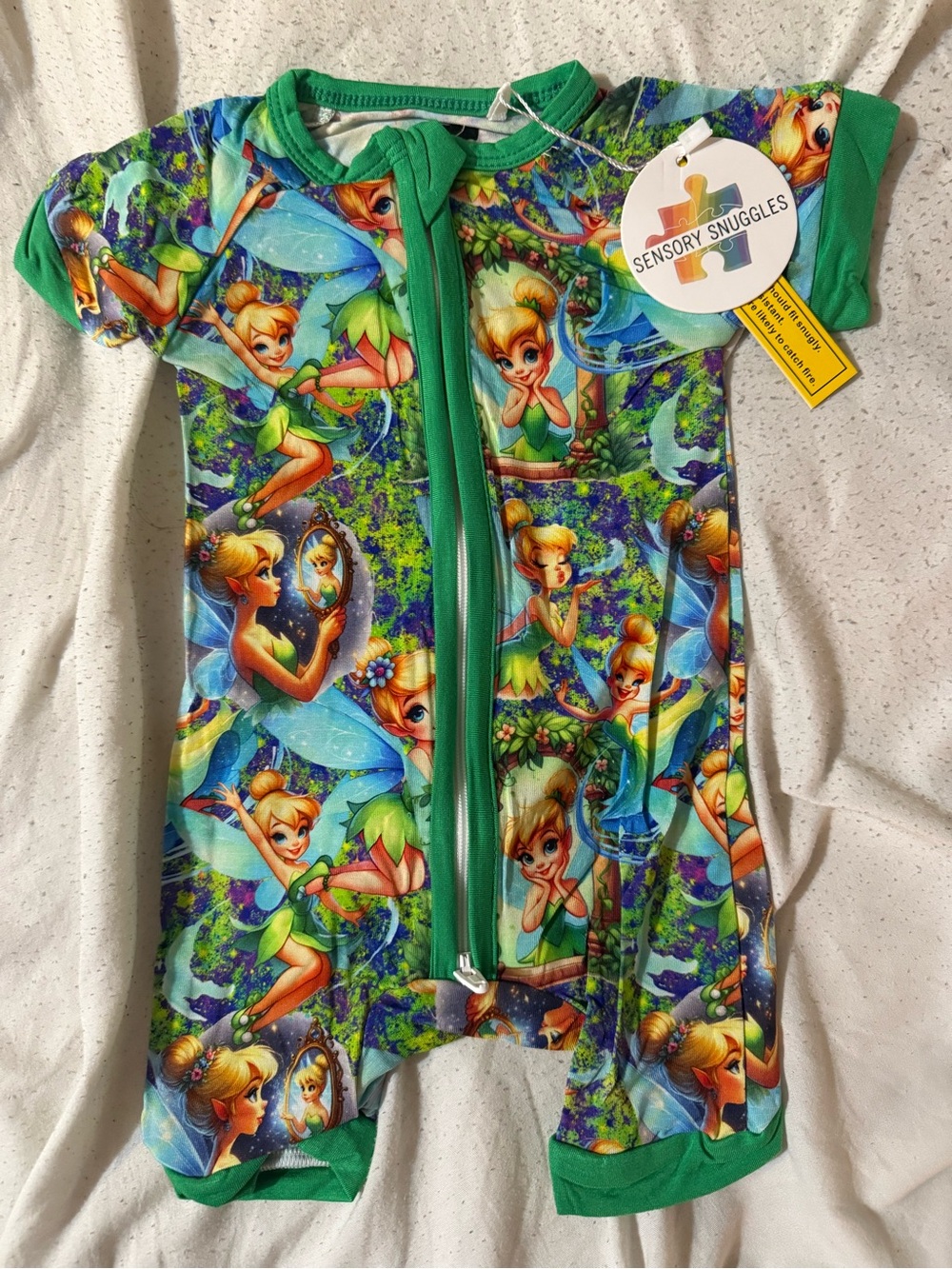 Tinker Bell Bamboo Shorty 0-3 months